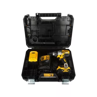   DEWALT Akumulátorová príklepová vŕtačka 18 V bez uhlíkovej kefky (3 x 5,0 Ah akumulátor + nabíjačka) DCD996P3