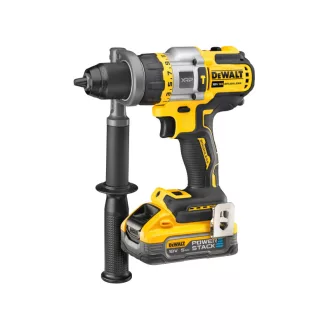   DEWALT Akumulátorová príklepová vŕtačka 18-54 V uhlíková kefa č. 126 Nm (2 x 5,0 Ah batérie + nabíjačka + TSTAK)