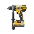DEWALT Akumulátorová príklepová vŕtačka 18-54 V uhlíková kefa č. 126 Nm (2 x 5,0 Ah batérie + nabíjačka + TSTAK)