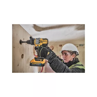   DEWALT Akumulátorová príklepová vŕtačka 18-54 V uhlíková kefa č. 126 Nm (2 x 5,0 Ah batérie + nabíjačka + TSTAK)