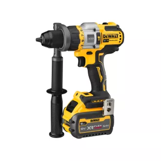   DEWALT Akumulátorová príklepová vŕtačka 18-54 V bez uhlíkovej kefky (1 x 6,0 Ah batéria + nabíjačka) DCD999T1