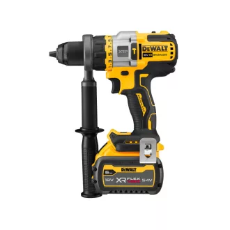   DEWALT Akumulátorová príklepová vŕtačka 18-54 V bez uhlíkovej kefky (1 x 6,0 Ah batéria + nabíjačka) DCD999T1