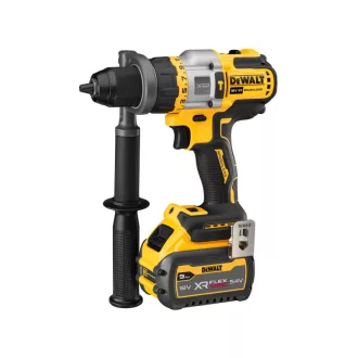   DEWALT Akumulátorová príklepová vŕtačka 18-54 V bez uhlíkovej kefky (1 x 9,0 Ah batéria + nabíjačka) DCD999X1
