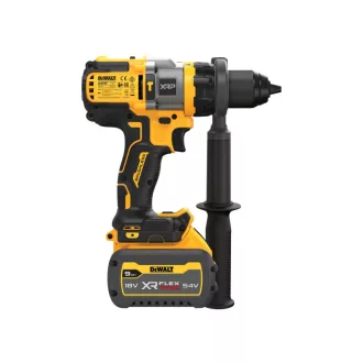   DEWALT Akumulátorová príklepová vŕtačka 18-54 V bez uhlíkovej kefky (1 x 9,0 Ah batéria + nabíjačka) DCD999X1