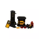 DEWALT Akumulátorový samonastavovací rotačný laser 18 V (červený) (1 x 2,0 Ah batéria + nabíjačka + TSTAK) DCE074D1R