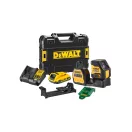 DEWALT Akumulátorový krížový čiarový laser 12-18 V (zelený) (1 x 2,0 Ah batéria + nabíjačka) DCE088D1G18