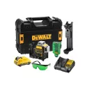 DEWALT Akumulátorový 3-rovinový laser 10,8-12 V (zelený) (1 x 2,0 Ah batéria + nabíjačka) DCE089D1G