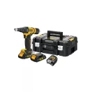 DEWALT Akumulátorový nýtovač bezuhlíkový 18 V (2 x 2,0 Ah batéria + nabíjačka, TSTAK)
