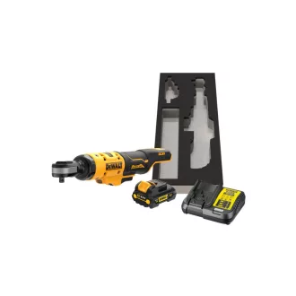   DEWALT Akumulátorový račňový kľúč 12 V (1 x 3,0 Ah akumulátor + nabíjačka + PUR vložka) DCF503L1G