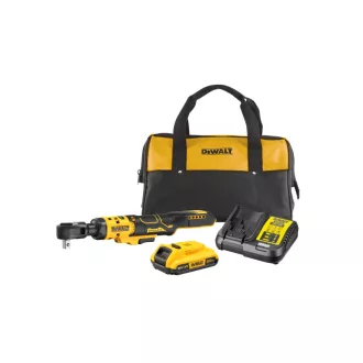   DEWALT Akumulátorový račňový kľúč 18 V (1 x 2,0 Ah akumulátor + nabíjačka) DCF512D1