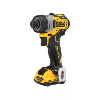   DEWALT Akumulátorový skrutkovač 12 V bez uhlíkovej kefky (2 x 2,0 Ah batérie + nabíjačka) DCF601D2
