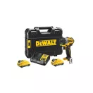 DEWALT Akumulátorový skrutkovač 12 V bez uhlíkovej kefky (2 x 2,0 Ah batérie + nabíjačka) DCF601D2