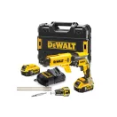 DEWALT Akumulátorový sadrokartónový skrutkovač + zásobník 18 V bez uhlíkovej kefy (2 x 5,0 Ah+nabíjačka+TSTAK) DCF62