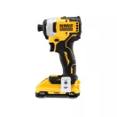 DEWALT Akumulátorový rázový uťahovák 18 V bez uhlíkovej kefky (2 x 3,0 Ah batéria + nabíjačka + TSTAK) DCF809L2T