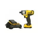 DEWALT Akumulátorový rázový uťahovák 10,8 V (2 x 2,0 Ah batéria + nabíjačka) DCF815D2