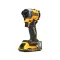 DEWALT Akumulátorový rázový uťahovák 18 V bez uhlíkovej kefky (2 x 2,0 Ah batéria + nabíjačka + TSTAK) DCF850D2T