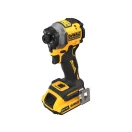 DEWALT Akumulátorový rázový uťahovák 18 V bez uhlíkovej kefky (2 x 2,0 Ah batéria + nabíjačka + TSTAK) DCF850D2T