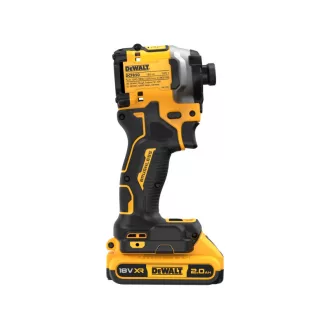   DEWALT Akumulátorový rázový uťahovák 18 V bez uhlíkovej kefky (2 x 2,0 Ah batéria + nabíjačka + TSTAK) DCF850D2T