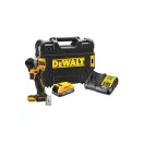 DEWALT Akumulátorový rázový uťahovák 18 V bez uhlíkovej kefky (1 x 1,7 Ah batéria + nabíjačka + TSTAK) DCF850E1T