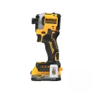 DEWALT Akumulátorový rázový uťahovák 18 V bez uhlíkovej kefky (2 x 1,7 Ah batéria + nabíjačka + TSTAK) DCF850E2T