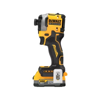   DEWALT Akumulátorový rázový uťahovák 18 V bez uhlíkovej kefky (2 x 1,7 Ah batéria + nabíjačka + TSTAK) DCF850E2T