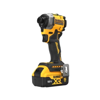   DEWALT Akumulátorový rázový uťahovák 18 V bez uhlíkovej kefky (2 x 5,0 Ah batéria + nabíjačka + TSTAK) DCF850P2T