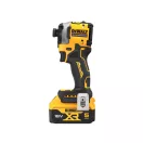 DEWALT Akumulátorový rázový uťahovák 18 V bez uhlíkovej kefky (2 x 5,0 Ah batéria + nabíjačka + TSTAK) DCF850P2T