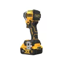 DEWALT Akumulátorový rázový uťahovák 18 V bez uhlíkovej kefky (2 x 5,0 Ah batéria + nabíjačka + TSTAK) DCF850P2T