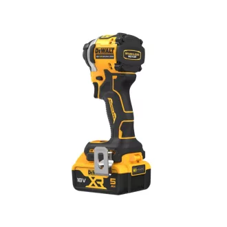   DEWALT Akumulátorový rázový uťahovák 18 V bez uhlíkovej kefky (2 x 5,0 Ah batéria + nabíjačka + TSTAK) DCF850P2T