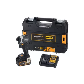   DEWALT/McLaren Akumulátorový udierajúci skrutkovač 18 V 208Nm 1/4" (1 x 4,0 Ah akumulátor + nabíjačka + TSTAK)