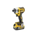 DEWALT Akumulátorový rázový uťahovák 18 V bez uhlíkovej kefky (2 x 5,0 Ah batéria + nabíjačka) DCF887P2