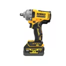 DEWALT Akumulátorový rázový uťahovák 18 V bez uhlíkovej kefky (2 x 5,0 Ah batéria + nabíjačka + kryt) DCF891P2G