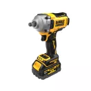 DEWALT Akumulátorový rázový uťahovák 18 V bez uhlíkovej kefky (2 x 5,0 Ah batéria + nabíjačka + kryt) DCF891P2G