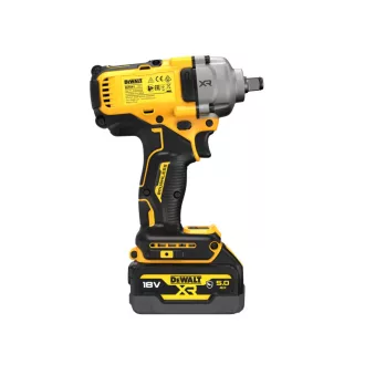   DEWALT Akumulátorový rázový uťahovák 18 V bez uhlíkovej kefky (2 x 5,0 Ah batéria + nabíjačka + kryt) DCF891P2G