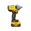 DEWALT Akumulátorový rázový uťahovák 18 V bez uhlíkovej kefky (2 x 5,0 Ah batéria + nabíjačka + TSTAK) DCF891P2T