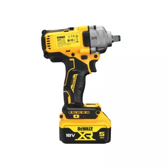   DEWALT Akumulátorový rázový uťahovák 18 V bez uhlíkovej kefky (2 x 5,0 Ah batéria + nabíjačka + TSTAK) DCF891P2T