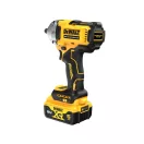 DEWALT Akumulátorový rázový uťahovák 18 V bez uhlíkovej kefky (2 x 5,0 Ah batéria + nabíjačka + TSTAK) DCF891P2T