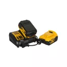 DEWALT Akumulátorový rázový uťahovák 18 V bez uhlíkovej kefky (2 x 5,0 Ah batéria + nabíjačka) DCF899P2