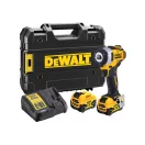 DEWALT Akumulátorový rázový uťahovák 12 V (2 x 5,0 Ah batéria + nabíjačka) DCF903P2