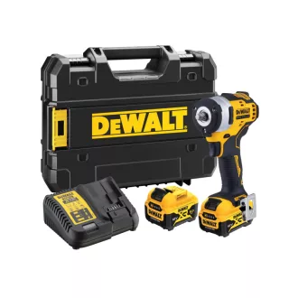   DEWALT Akumulátorový rázový uťahovák 12 V (2 x 5,0 Ah batéria + nabíjačka) DCF903P2