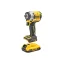 DEWALT Akumulátorový rázový uťahovák 18 V (2 x 2,0 Ah batéria + nabíjačka + TSTAK) DCF921D2T