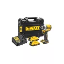 DEWALT Akumulátorový rázový uťahovák 18 V (2 x 2,0 Ah batéria + nabíjačka + TSTAK) DCF921D2T