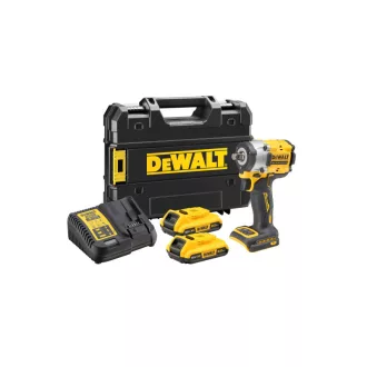   DEWALT Akumulátorový rázový uťahovák 18 V (2 x 2,0 Ah batéria + nabíjačka + TSTAK) DCF921D2T