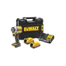 DEWALT Akumulátorový rázový uťahovák 18 V (2 x 1,7 Ah batéria + nabíjačka + TSTAK) DCF921E2T