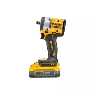   DEWALT Akumulátorový utvrdzovací skrutkovač 18 V 1/2" 406 Nm (2 x 5,0 Ah Power Stack batéria + nabíjačka + TSTAK)