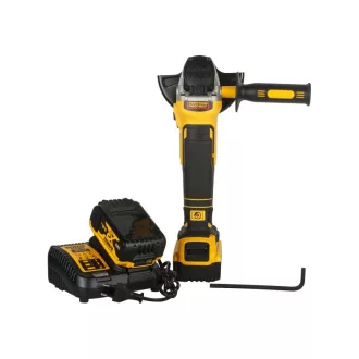   DEWALT Akumulátorová uhlová brúska 125 mm 18 V bez uhlíkovej kefky 125 mm (2 x 5,0 Ah batérie + nabíjačka) DCG405P2