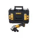 DEWALT Akumulátorová uhlová brúska 125 mm 18 V bezuhlíková (bez batérie a nabíjačky, TSTAK)