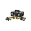 DEWALT Nabíjateľná uhlová brúska 125 mm 18 V (2 x 5,0 Ah Power Stack batéria + nabíjačka + TSTAK)