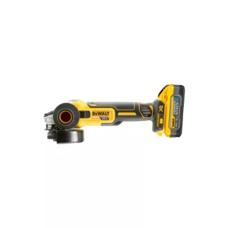   DEWALT Nabíjateľná uhlová brúska 125 mm 18 V (2 x 5,0 Ah Power Stack batéria + nabíjačka + TSTAK)