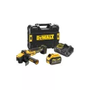 DEWALT Akumulátorová uhlová brúska 125 mm 18 V (1 x 6,0 Ah akumulátor + nabíjačka + TSTAK) DCG409VST1